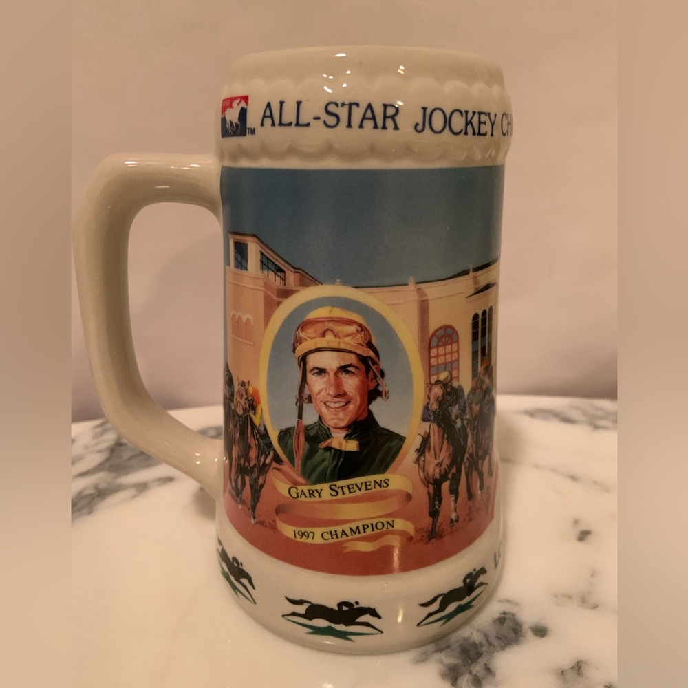Vintage 1999 NTRA All-Star Jockey Championship Stein Lone Star Park